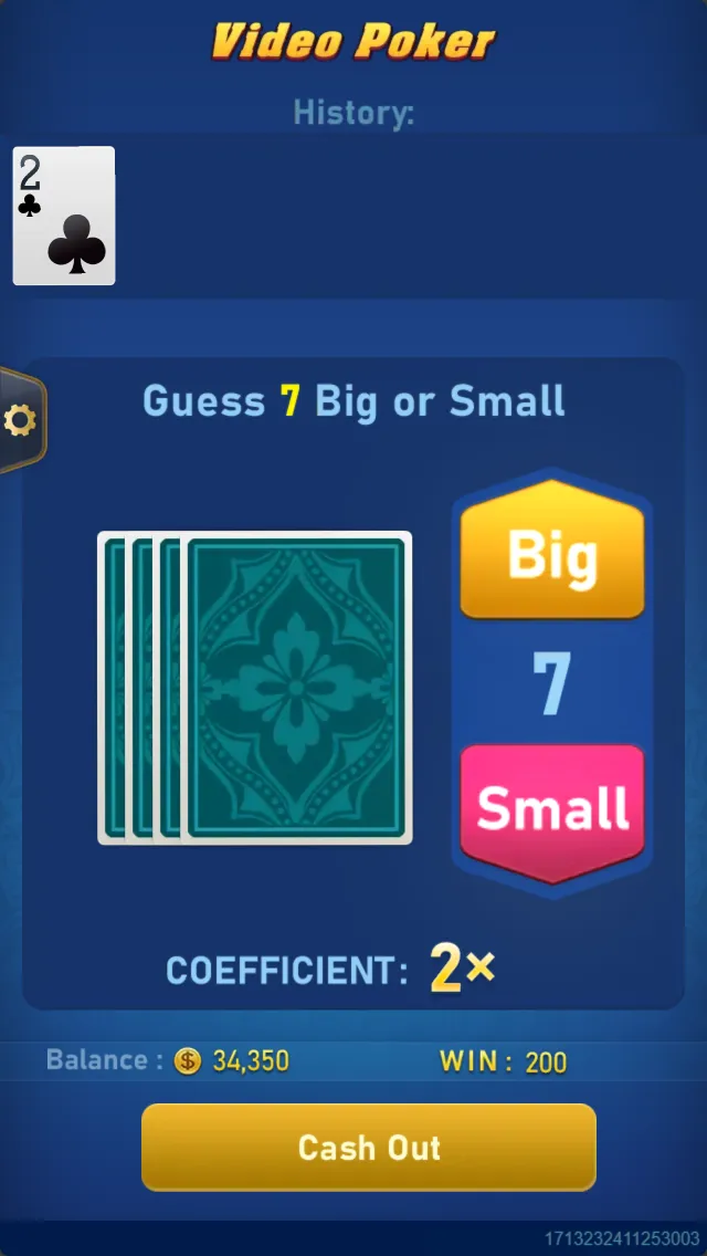 Video Poker game interface screenshot 4