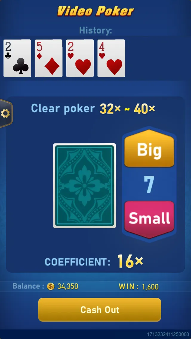Video Poker game interface screenshot 5